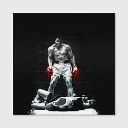 Холст квадратный Muhammad Ali, цвет: 3D-принт — фото 2