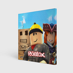 Холст квадратный ROBLOX, цвет: 3D-принт