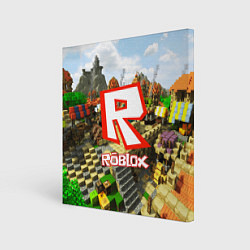 Холст квадратный ROBLOX, цвет: 3D-принт