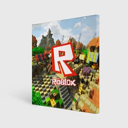 Холст квадратный ROBLOX, цвет: 3D-принт