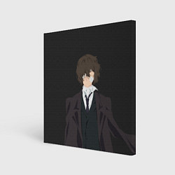 Холст квадратный Osamu Dazai, цвет: 3D-принт