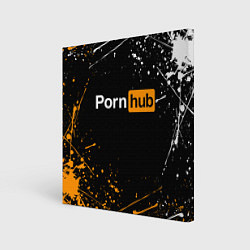 Холст квадратный PORNHUB, цвет: 3D-принт