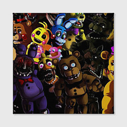 Холст квадратный Five Nights At Freddy's, цвет: 3D-принт — фото 2