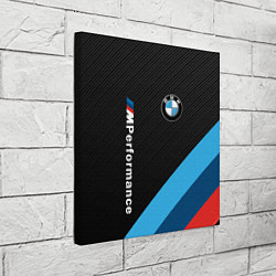 Холст квадратный BMW M PERFORMANCE, цвет: 3D-принт — фото 2
