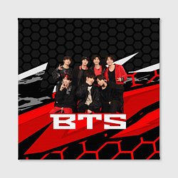 Холст квадратный BTS, цвет: 3D-принт — фото 2