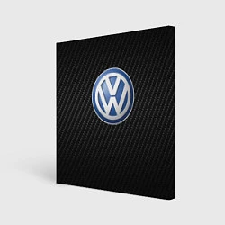 Холст квадратный Volkswagen Logo, цвет: 3D-принт