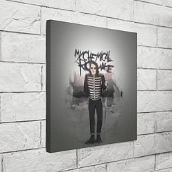 Холст квадратный Gerard Way, цвет: 3D-принт — фото 2