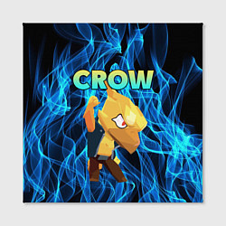 Холст квадратный BRAWL STARS CROW, цвет: 3D-принт — фото 2