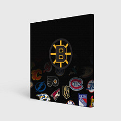 Холст квадратный NHL Boston Bruins Z, цвет: 3D-принт