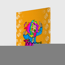Холст квадратный 6IX9INE, цвет: 3D-принт