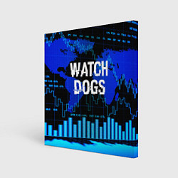 Холст квадратный Watch Dogs, цвет: 3D-принт