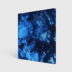 Холст квадратный Blue Abstraction, цвет: 3D-принт