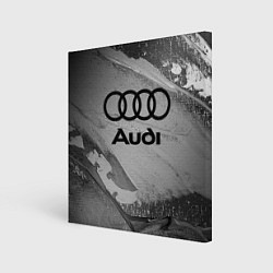 Холст квадратный AUDI АУДИ, цвет: 3D-принт