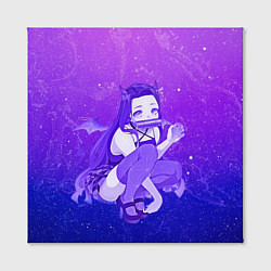 Холст квадратный Nezuko, цвет: 3D-принт — фото 2