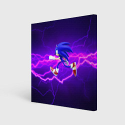 Холст квадратный Sonic Storm, цвет: 3D-принт