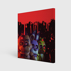 Холст квадратный Five Nights At Freddys, цвет: 3D-принт