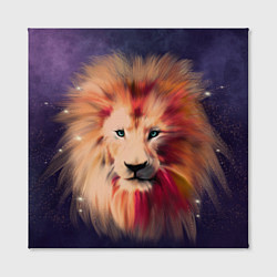 Холст квадратный Звездный Лев, цвет: 3D-принт — фото 2