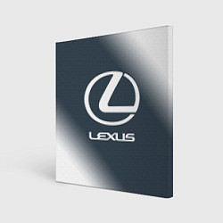 Холст квадратный LEXUS ЛЕКСУС, цвет: 3D-принт