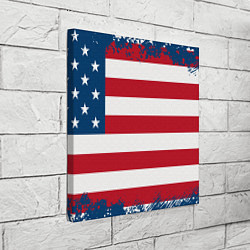 Холст квадратный Америка, цвет: 3D-принт — фото 2