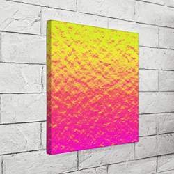 Холст квадратный Яркий закат, цвет: 3D-принт — фото 2