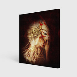 Холст квадратный Кицуне, цвет: 3D-принт