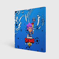 Холст квадратный BRAWL STARS SHELLY PSG, цвет: 3D-принт