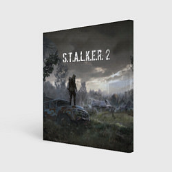 Холст квадратный STALKER 2, цвет: 3D-принт