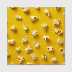Холст квадратный Попкорн, цвет: 3D-принт — фото 2