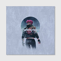 Холст квадратный Cyberpunk 2077, цвет: 3D-принт — фото 2
