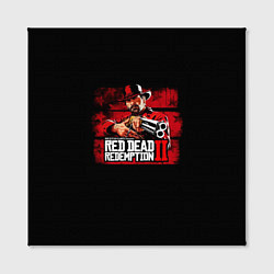 Холст квадратный Red dead redemption 2, цвет: 3D-принт — фото 2