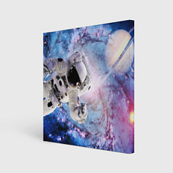 Холст квадратный Космонавт, цвет: 3D-принт