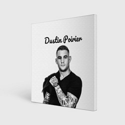 Холст квадратный Dustin Poirier, цвет: 3D-принт