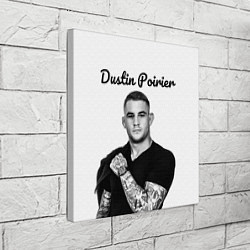 Холст квадратный Dustin Poirier, цвет: 3D-принт — фото 2