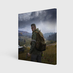 Холст квадратный DAYZ POSTER ДЕЙЗИ ПОСТЕР Z, цвет: 3D-принт