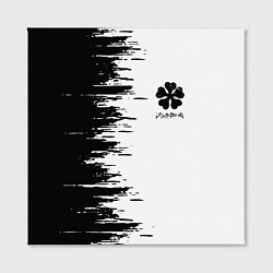 Холст квадратный Чёрный клевер,, цвет: 3D-принт — фото 2