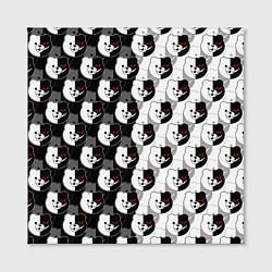 Холст квадратный MONOKUMA МОНОКУМА PATTERN, цвет: 3D-принт — фото 2