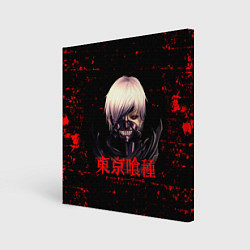 Холст квадратный Токийский гуль Tokyo Ghoul, цвет: 3D-принт
