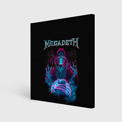 Холст квадратный MEGADETH, цвет: 3D-принт