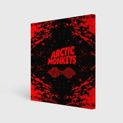 Холст квадратный Arctic monkeys, цвет: 3D-принт