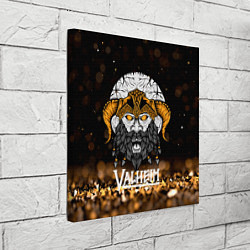 Холст квадратный Valheim Viking Gold, цвет: 3D-принт — фото 2