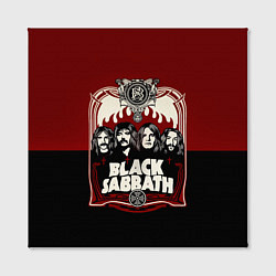 Холст квадратный Black Sabbath, цвет: 3D-принт — фото 2