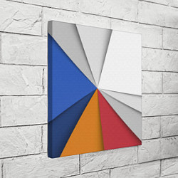 Холст квадратный Трегоугольник, цвет: 3D-принт — фото 2