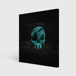 Холст квадратный Skull of pirate, цвет: 3D-принт