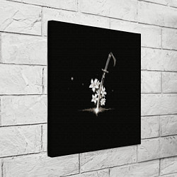 Холст квадратный Nier - Sword and Flowers, цвет: 3D-принт — фото 2