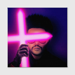 Холст квадратный The Weeknd - Blinding Lights, цвет: 3D-принт — фото 2