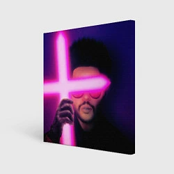 Холст квадратный The Weeknd - Blinding Lights, цвет: 3D-принт