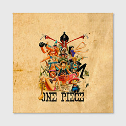 Холст квадратный One Piece пираты Соломенной Шляпы, цвет: 3D-принт — фото 2