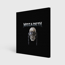 Холст квадратный Megadeth, цвет: 3D-принт