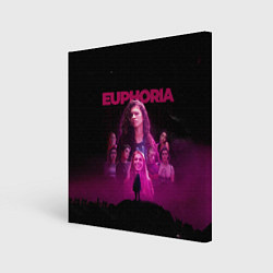 Холст квадратный Euphoria team, цвет: 3D-принт