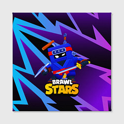 Холст квадратный Ash Brawl Stars Эш, цвет: 3D-принт — фото 2